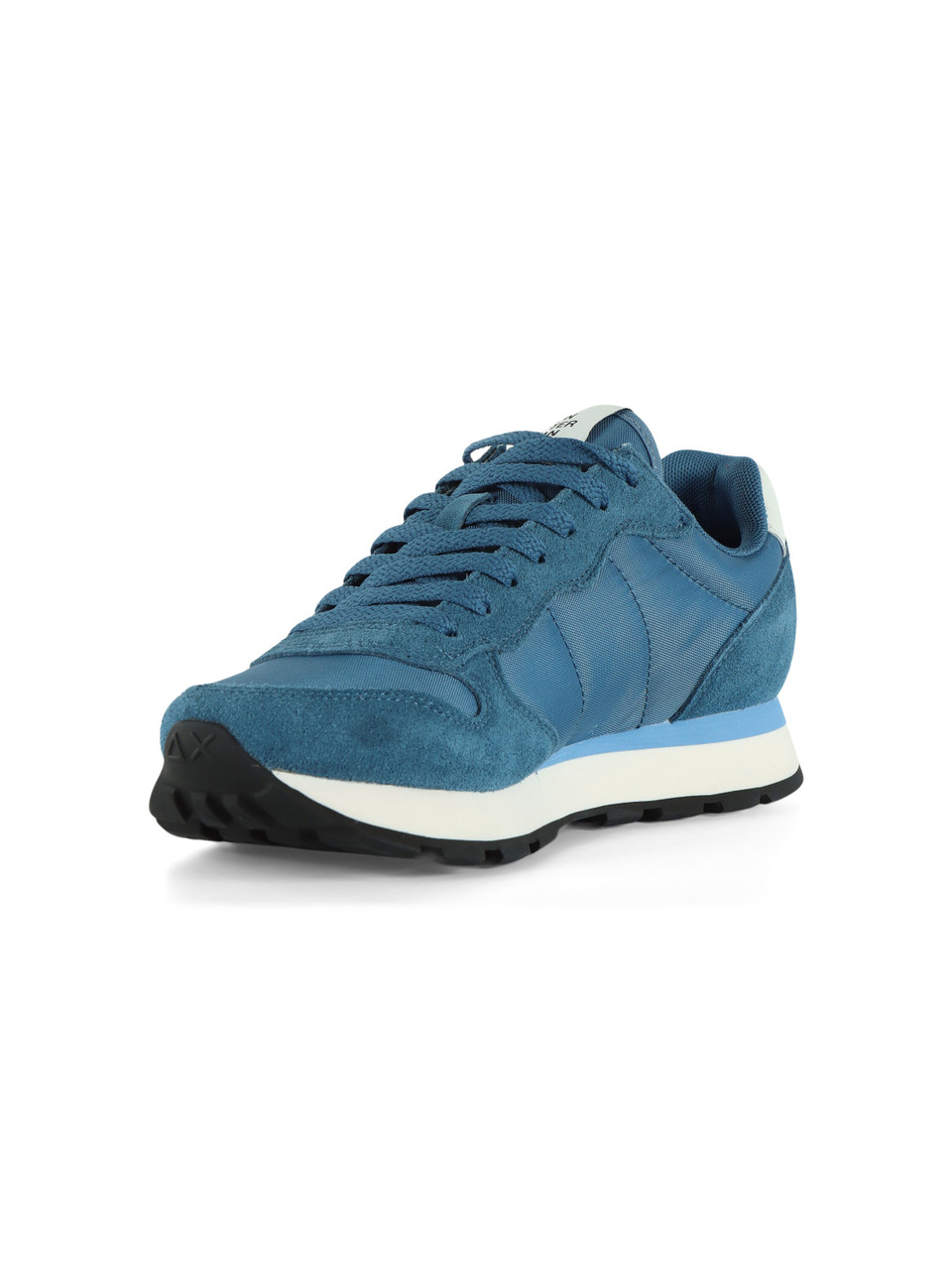 BLU CHIARO | Sneakers in pelle e tessuto TOM SOLID