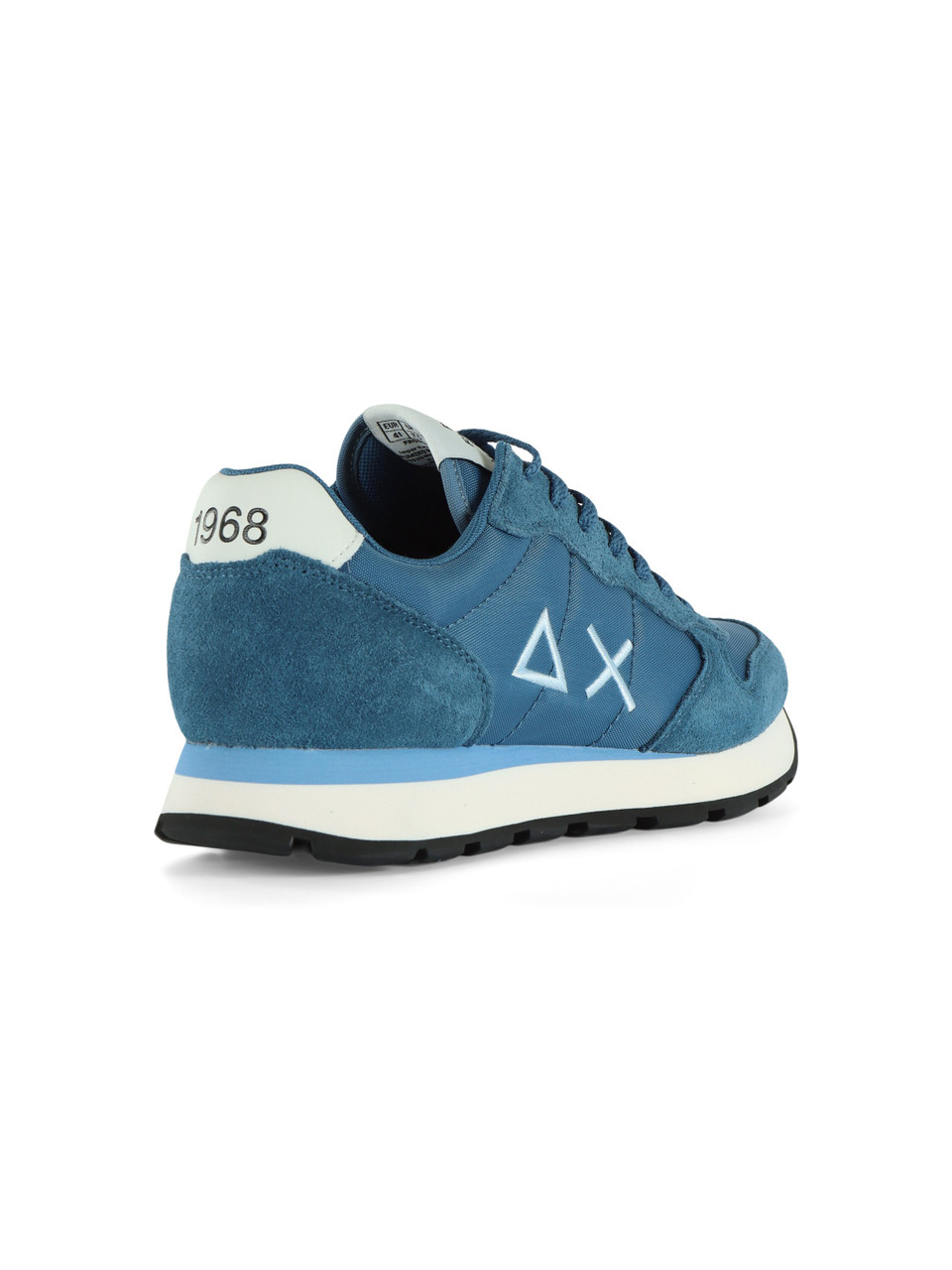 BLU CHIARO | Sneakers in pelle e tessuto TOM SOLID