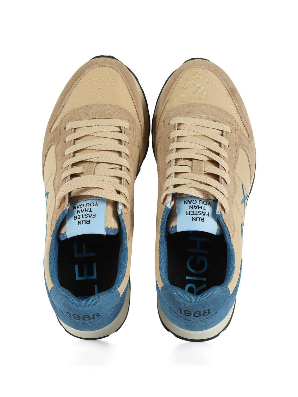 BEIGE | Sneakers in pelle e tessuto TOM MULTICOLOR