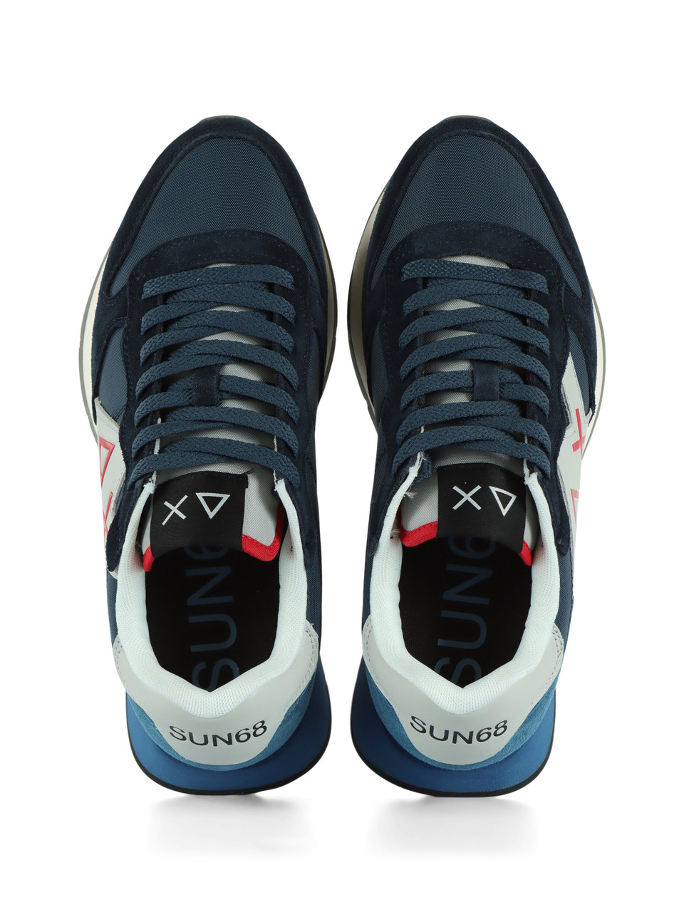 BLU SCURO | Sneakers in pelle e tessuto JAKI 2.0 SOLID