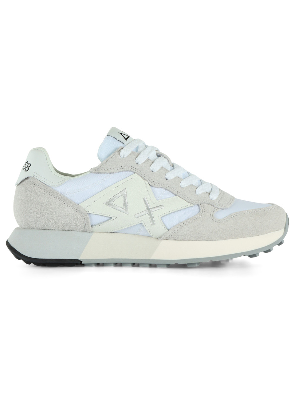 BIANCO | Sneakers in pelle e tessuto JAKI 2.0 BICOLOR