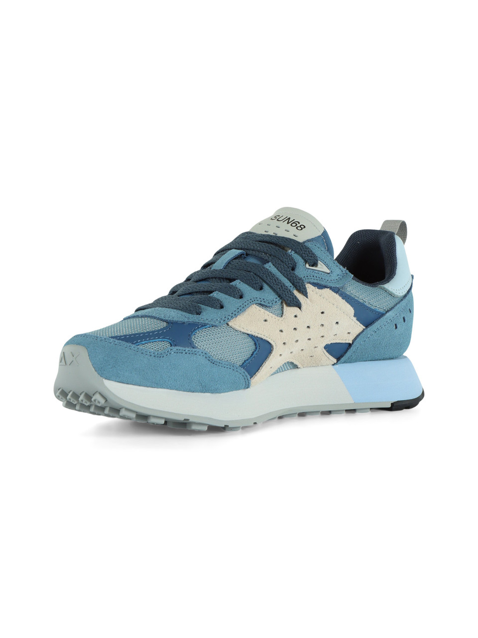 BLU CHIARO | Sneakers in pelle e tessuto JAKI OUTDOOR