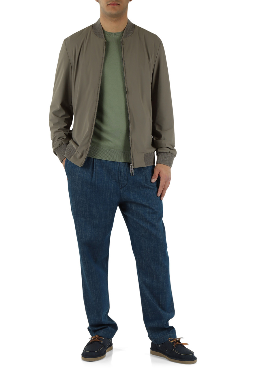 TORTORA | Bomberjacke Second Skin aus Stretchgewebe