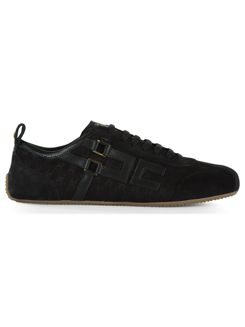 NERO | Sneakers in pelle e tessuto jacquard