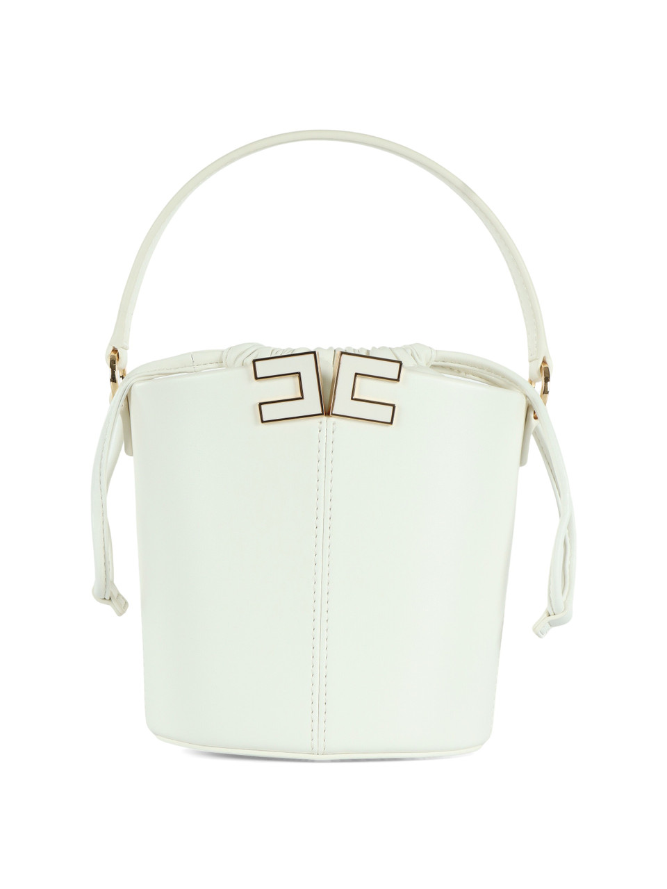 OFF WHITE | Borsa a secchiello con placca logo