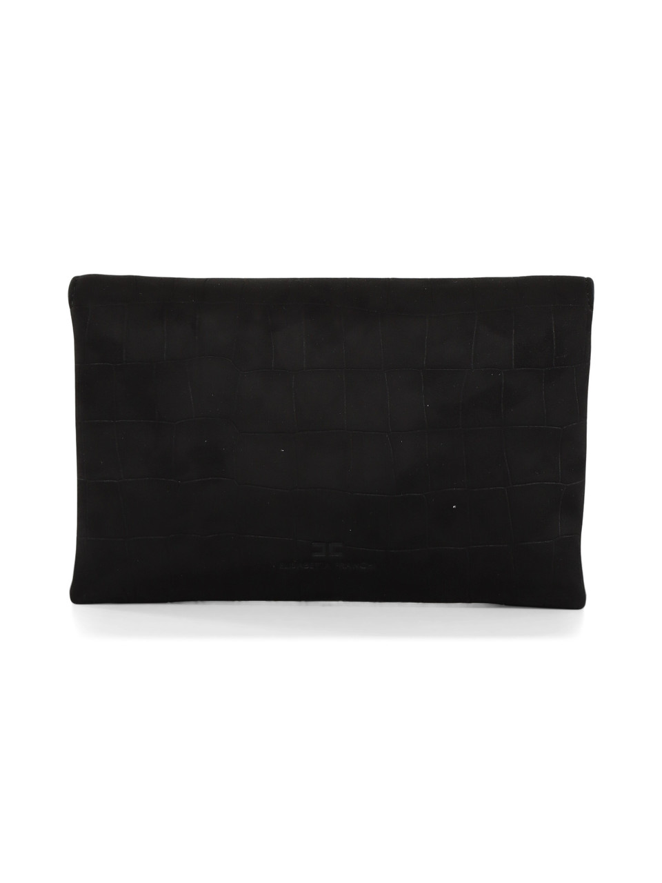 NERO | Pochette in ecosuede stampa cocco