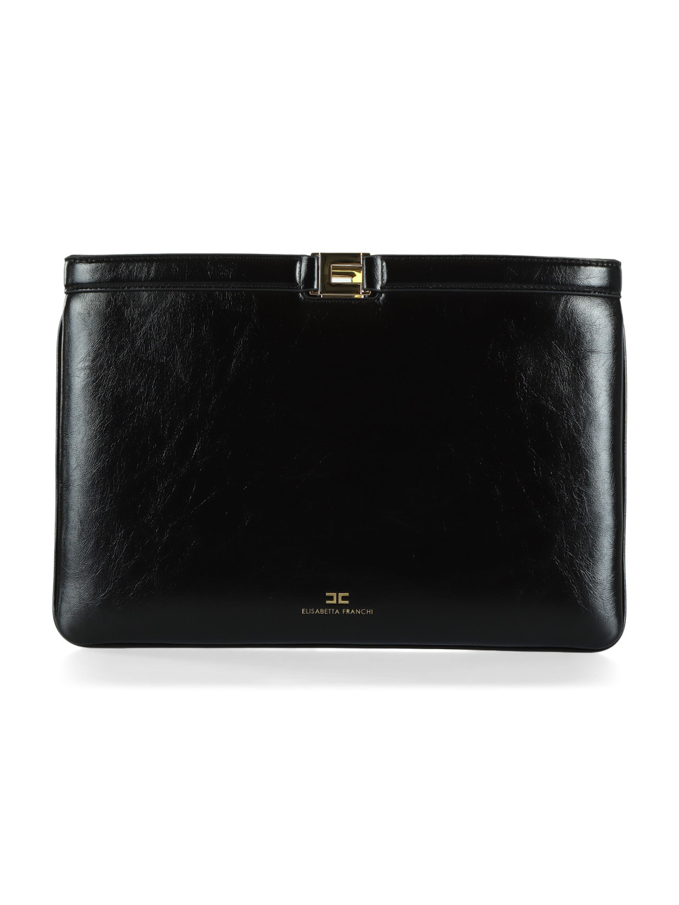 NERO | Borsa a busta effetto naplak