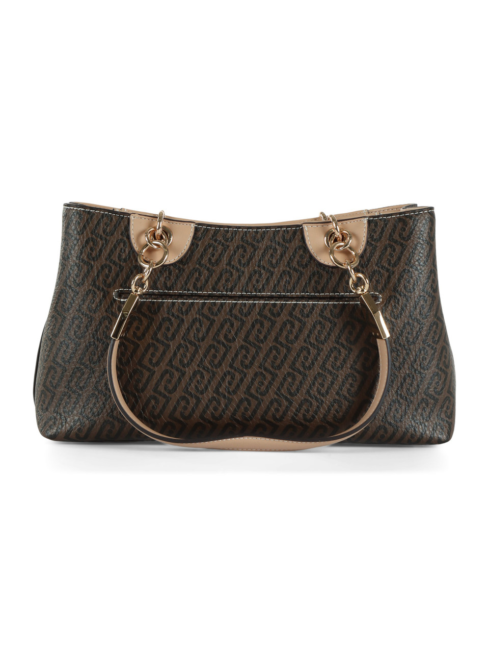 MARRONE | Borsa EMATITE Tote Small con stampa logo