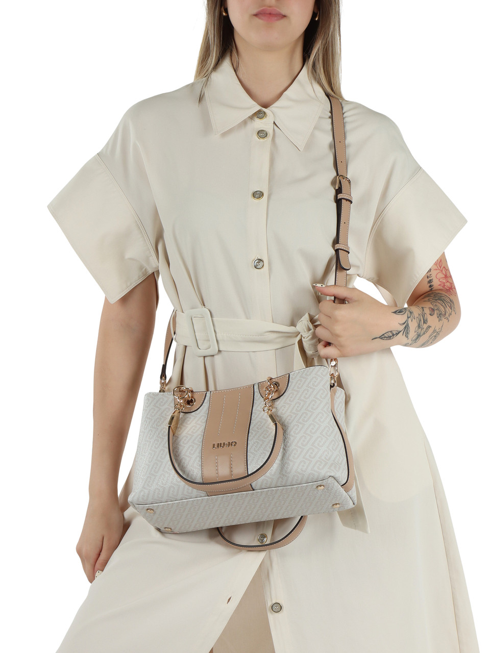 PANNA | Borsa EMATITE Tote Small con stampa logo