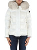 BIANCO | Piumino trapuntato con cappuccio TAKAN RP MID FUR