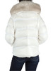 BIANCO | Piumino trapuntato con cappuccio TAKAN RP MID FUR