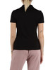 NERO | Polo in misto cotone e modal con stampa logo