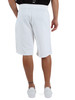 BIANCO | Pantaloncini sportivi regular fit in cotone garzato