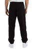 NERO | Pantalone sportivo in misto viscosa con ricamo logo