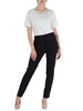 BLU SCURO | Pantalone senza tasche in tessuto stretch