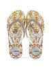 BIANCO | Infradito in gomma DAMASCO con strass