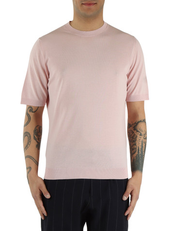 ROSA | Maglia girocollo manica corta in cotone