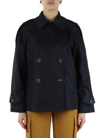 BLU SCURO | Caban in misto cotone