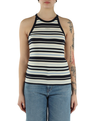BLU | Top in cotone a costine COPACABANA