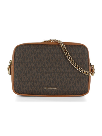 MARRONE | Camera bag BRYANT Medium con stampa logo