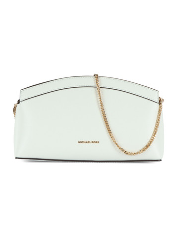 BIANCO | Borsa a tracolla in pelle ATHENA Small