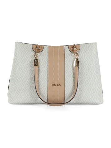 PANNA | Borsa tote EMATITE Medium con stampa logo