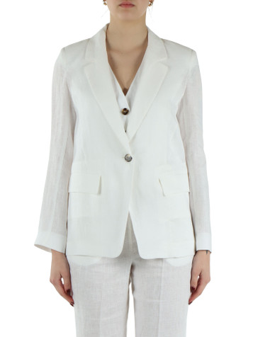 WEISS | Leinenjacke VINCITA