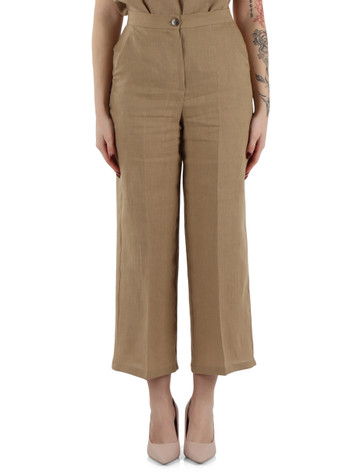 KAMEL | Gerade geschnittene Leinenhose CLAVA