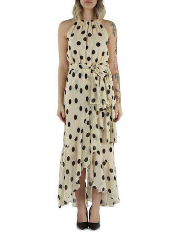 CIPRIA | Abito lungo in georgette di viscosa FIERO