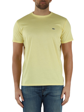 GIALLO | T-shirt regular fit in cotone Pima