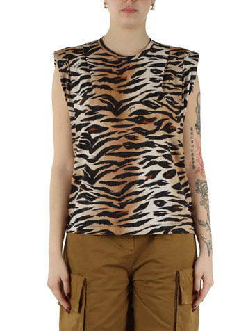 NERO | Top in cotone MYRANDA con spalline