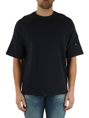 BLU SCURO | T-shirt box fit in cotone pesante