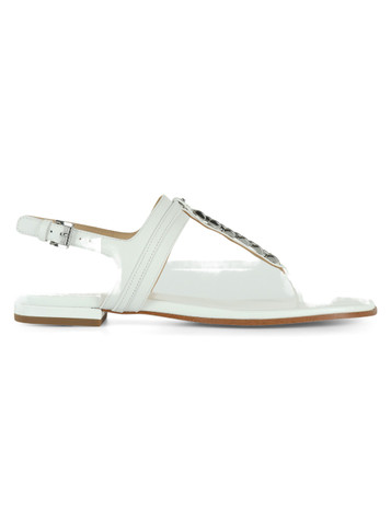 BIANCO | Sandali infradito in pelle MARCIA