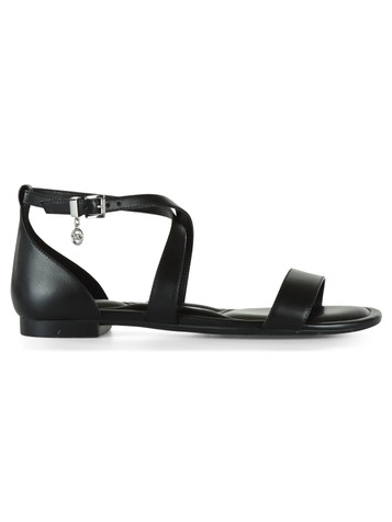 NERO | Sandali in pelle ALEXA FLEX FLAT