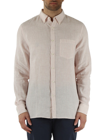 ROSA | Camicia a righe in lino ADAN regular fit
