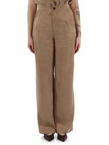 BEIGE | CEDRO Hose aus gewaschenem Lyocell