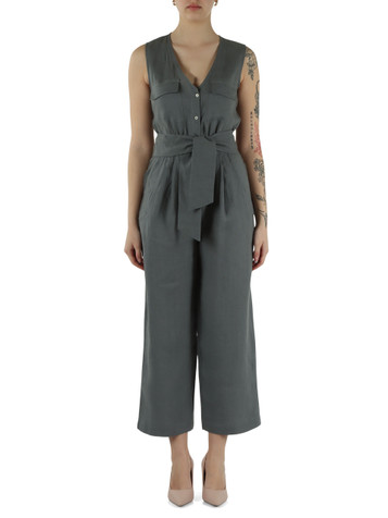 GRIGIO | Tuta intera in lino COSTONE