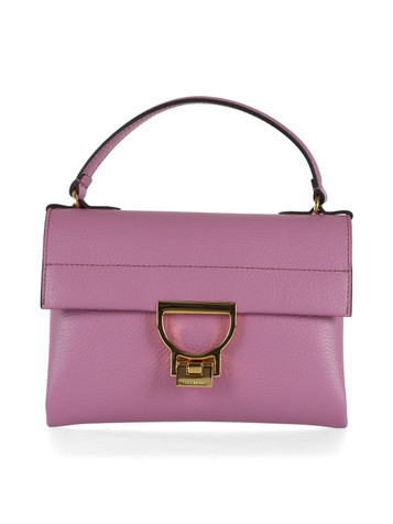 VIOLA CHIARO | Borsa a mano in pelle martellata ARLETTIS Mini