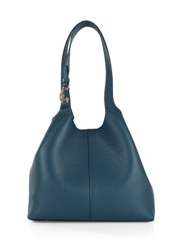 BLU | Borsa a spalla in pelle martellata C-EASY