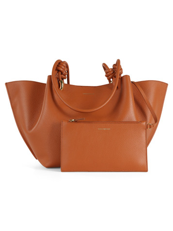 TERRACOTTA | Borsa a spalla in pelle martellata FINN Medium