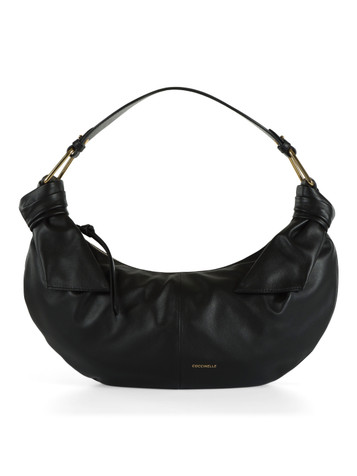 NERO | Borsa a spalla in pelle FUROSHIKI Medium