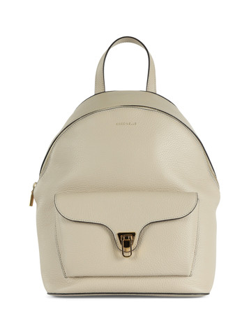 BEIGE | Zaino in pelle martellata BEAT GENERATION