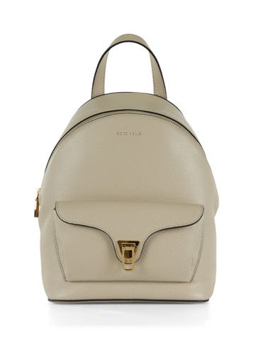 BEIGE | Zaino in pelle martellata BEAT GENERATION Small