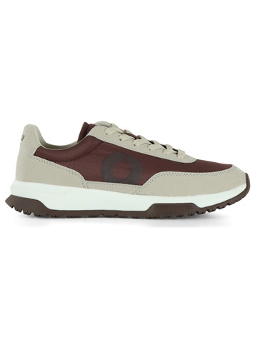 MARRONE | Sneakers in ecopelle e tessuto riciclato VENTURA