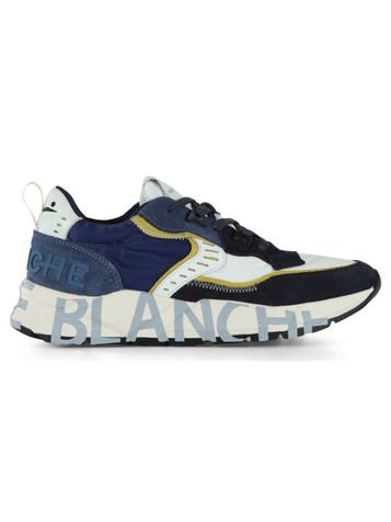 BLU | Sneakers CLUB01 in suede e tessuto tecnico