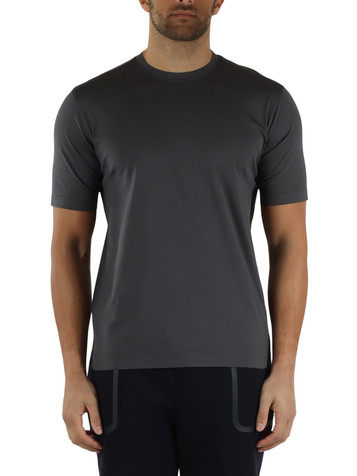 DUNKELGRAU | Garment Dyed Baumwoll-T-Shirt