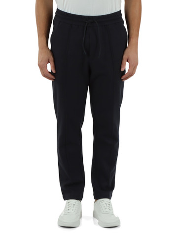 Dunkelblau | Sporthose Second Skin mit Kordelzug