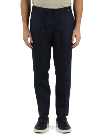 Dunkelblau | Leinenhose MC-ADAM/3259 Research