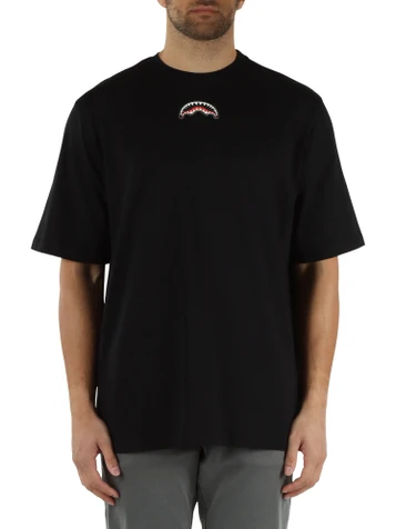 SCHWARZ | Oversize T-Shirt aus Baumwolle CHARACTER INVASION