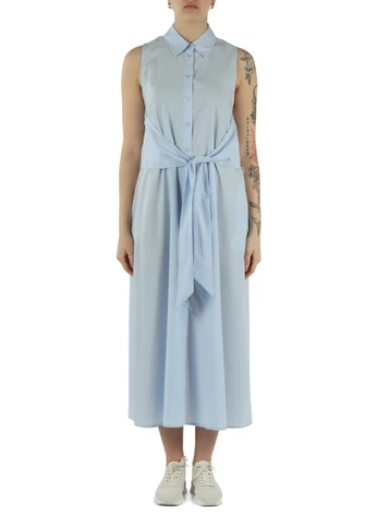 HIMMELBLAU | CHIARA Kleid aus Lyocell und Baumwolle
